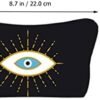 EXCEART Evil Eye Cosmetic Travel Bag Zipper Pouch Trave Makeup Organizer Toiletry Accessories Household Toiletry Bag Decorative Cosmetic Pouch Convenient Lady Makeup Case