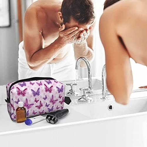 Sanghing Butterfly Pink Large Cosmetic Bags Makeup Bag For Women Toiletry Bag Pouch Portable Travel Makeup Organizer Bags Storage Capacity Bag Waterproof Travel Accessories For Men women Gifts