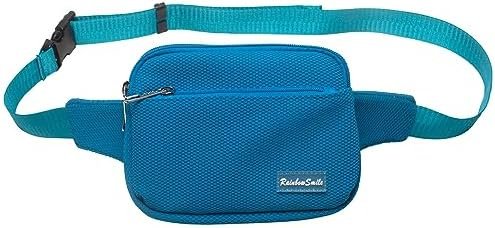 Fanny Pack Belt Bag Waist Pouch for Women Men Running Travelling Hiking Casual Fashion Daypack Sport Breathable Lightweight (Turquoise)