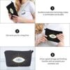 EXCEART Evil Eye Cosmetic Travel Bag Zipper Pouch Trave Makeup Organizer Toiletry Accessories Household Toiletry Bag Decorative Cosmetic Pouch Convenient Lady Makeup Case