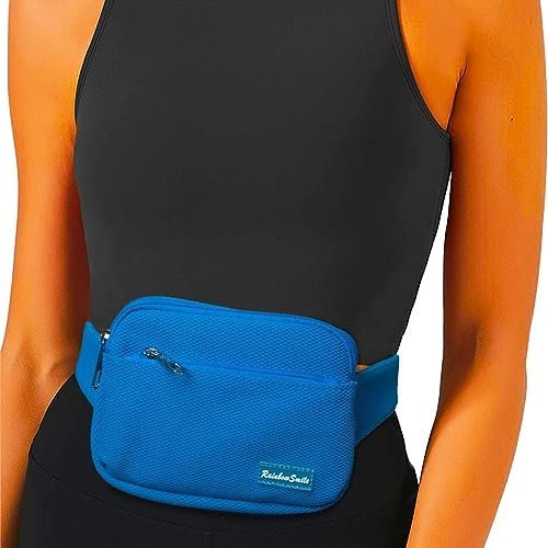 Fanny Pack Belt Bag Waist Pouch for Women Men Running Travelling Hiking Casual Fashion Daypack Sport Breathable Lightweight (Turquoise)