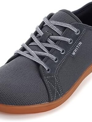 WHITIN Men’s Wide Minimalist Barefoot Sneakers | Zero Drop Sole | Optimal Relaxation