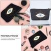 EXCEART Evil Eye Cosmetic Travel Bag Zipper Pouch Trave Makeup Organizer Toiletry Accessories Household Toiletry Bag Decorative Cosmetic Pouch Convenient Lady Makeup Case