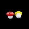Silicone Cream Container Non-stick Muilt Use Jar Bottle Containers, 5PCS Mushroom Jars Glow in Dark Suitable for Storage clay, Skin cream, Paint, Lip Balm