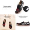 UIN Year of The Dragon Women's Travel Walking Shoes Slip On Casual Loafers 2024 Chinese Lunar New Yea