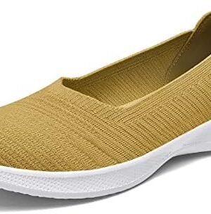 Zuwoigo Women’s Slip On Walking Shoes Breathable Mesh Casual Flats Shoes Low-Top Lightweight Loafers