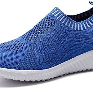 TIOSEBON Women’s Athletic Walking Shoes Slip On Casual Mesh-Comfortable Tennis Workout Sneakers