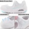 Women's Comfortable Working Nurse Shoes Non-Slip Adjustable Breathable Walking Buffer Fitness Casual Nursing Orthotic Lightweight Shoes Arthritis, Diabetes Heel Pain