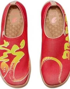 41f244jtEML._AC_.jpg UIN Year of The Dragon Women’s Travel Walking Shoes Slip On Casual Loafers 2024 Chinese Lunar New Yea