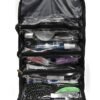 Roll-Up Travel Organizer 4 section Zippered Organize Toiletries Cosmetics Jewelry
