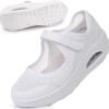 Women's Comfortable Working Nurse Shoes Non-Slip Adjustable Breathable Walking Buffer Fitness Casual Nursing Orthotic Lightweight Shoes Arthritis, Diabetes Heel Pain
