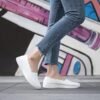 poemlady Women's Slip on Loafer Shoes - Mesh Casual Ballet Flat Nurse Walking Sneakers Knit Round Toe Low Wedge Memory Foam Shoes