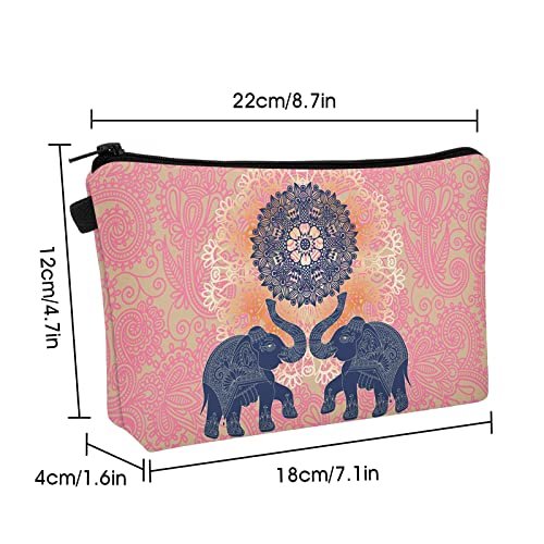 Noozion Makeup Bag for Purse Cute Cosmetic Bag Travel Toiletry Bag Pouch Waterproof Organizer Bag for Women Girls