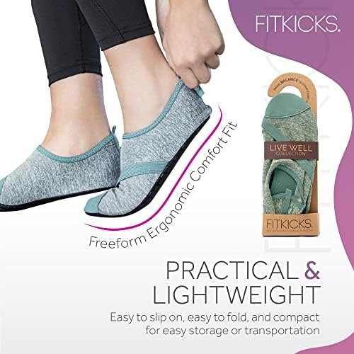 51o53wCbA9L._AC_.jpg FITKICKS Original Women's Foldable Active Lifestyle Minimalist Footwear Barefoot Yoga Sporty Water Shoes