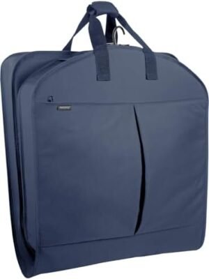 WallyBags® 45” Deluxe Extra Capacity Travel Garment Bag with two accessory pockets