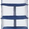 Portable Luggage Organizer - Hanging Travel Packing System Luggage Cube Blue Large