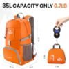 Venture Pal 35L Ultralight Lightweight Packable Foldable Travel Camping Hiking Outdoor Sports Backpack Daypack