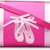 Water-resistance Dance Ballet Slippers Duffel Bag, Kids Travel Bag with Adjustable Carry On Pouch, Dance Accessories For Girls, Teens (Hot Pink/Pink)