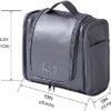 NHKRTE Hanging Toiletry Bag, Travel Toiletry Bag for Men and Women, Waterproof Hygiene Bag with Metal Hook for Toiletries, Makeup, Cosmetics