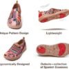 UIN Women's Art Painted Travel Shoes Slip On Casual Knit Loafers Lightweight Comfort Fashion Sneaker Constellation Toledo Ⅰ