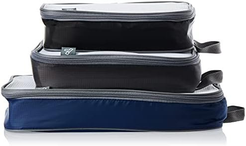 41MiIkh0xLS._AC_.jpg Travelon Set of 3 Lightweight Packing Organizers, Cool Tones, One Size