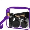 Sariok 3pcs/pack Clear Toiletry Bag with Zipper TSA Approved Travel Cosmetic Bag PVC Make-up Pouch Handle Straps for Women Men, Carry On Airport Airline Compliant Quart Bags 3-1-1 Kit Luggage