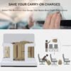 WEPOET Laptop Backpack For Men Simple College Backpack Lightweight Travel Backpack For Traveling On Airplane Casual Daypack Carry On Backpack(Khaki)