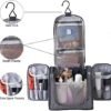 NHKRTE Hanging Toiletry Bag, Travel Toiletry Bag for Men and Women, Waterproof Hygiene Bag with Metal Hook for Toiletries, Makeup, Cosmetics