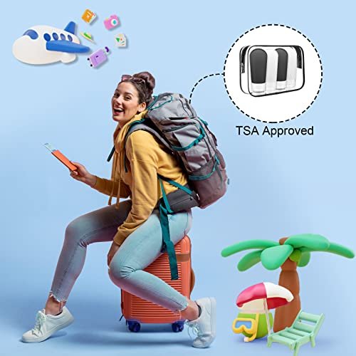 BOLWEO Travel Bottles for Toiletries, TSA Approved 16 Packs Squeezable Travel Containers Leakproof Refillable Travel Essentials for Shampoo Liquid Body Wash