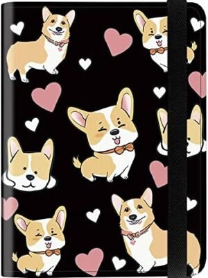 Passport Holder Corgi Design, Passport Wallet With RFID Block Travel Essentials Credit Card Holder Travel Wallet Passport Case Travel Accessories Passport Holder Women Cover