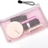 Shappy 8 Pieces Mesh Makeup Bag Cosmetics Pouch Zipper Carry Bag nylon Mesh Compact Travel Pouch Organizer for Toiletry and Cosmetics, 8 Colors