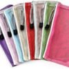 Shappy 8 Pieces Mesh Makeup Bag Cosmetics Pouch Zipper Carry Bag nylon Mesh Compact Travel Pouch Organizer for Toiletry and Cosmetics, 8 Colors