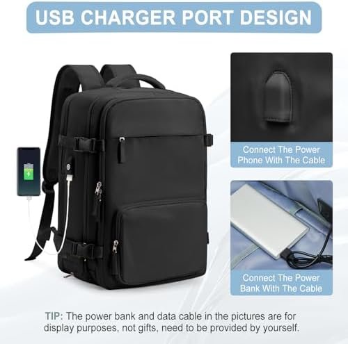 Travel Backpack for Women Men, Carry on Backpack for Flight Approved, Mochila de Viaje Personal Item Luggage Backpack