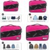 Mossio 8 Set Packing Cubes for Suitcase - Premium Quality Ultralight Travel Organizer for Carry On Luggage and Backpack