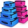 Mossio 8 Set Packing Cubes for Suitcase - Premium Quality Ultralight Travel Organizer for Carry On Luggage and Backpack
