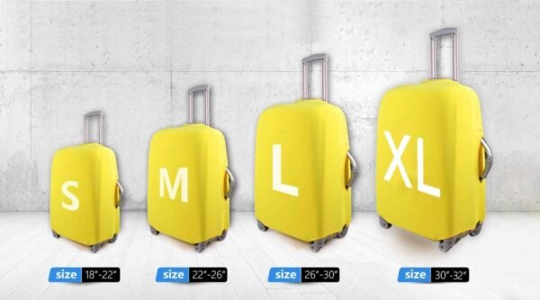 Cozeyat Airplane Print Luggage Cover Stylish Zipper Closure Suitcase Protector Anti-Scratch Travel Accessories Fits 18-28 Inch