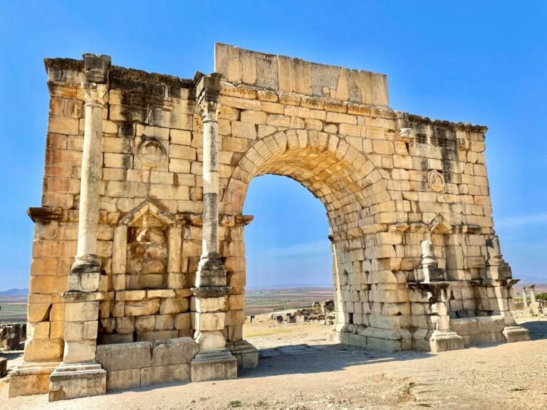 Exploring the Ancient Wonders of Volubilis: Unveiling the Arch of Triumph