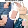 GALPADA Passport Holder for Women，Passport Wallet RFID Blocking Passport Holder Card Holder Travel Essentials with Card Slots & Zipper Pocket (Pink)