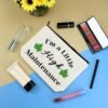 Funny Gift for Women Girls Makeup Bag Best Friends Sister Gifts Cosmetic Pouch Bag Friendship Gift for Her Travel Accessories Bag Wedding Birthday Gift for BFF Bestie Girlfriend Gifts from Boyfriend