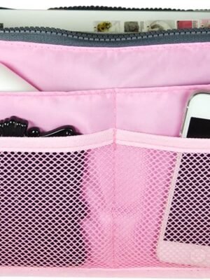 Wrapables® Unisex Bag Insert Organizer, Travel Bag Organizer (Pink)