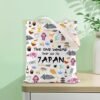 Japan Trip Makeup Bag Japanese Foodie Travel Bag Japan Souvenir Gift Japan Welcome Bag Japan Housewarming Gift Travel Memory Gift (to Japan tote)