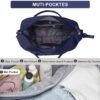 Gym Bag for Women, Cute Travel Duffel Bag Weekender Overnight Bag with Toiltry Bag, Personal Item Travel Bag 18x14 x 8 inches Carry On Tote Bag