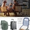 Laptop Backpack, Anti Theft Travel Backpack with Shoe Compartment&USB Port, Flight Approved Carry On Backpack for Work Business, College Backpack Computer Bag Fits 14 Inch Laptop and Notebook,Green
