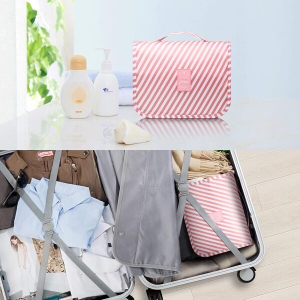 SELLYFELLY Hanging Toiletry Bag for Travel Cosmetic Makeup Organzier Waterproof Bathroom Shower Bag for Women and Men