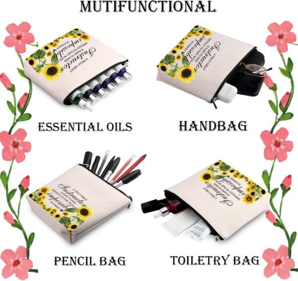 WCGXKO Instructor Gift Instructor Appreciation Gift Portable Travel Accessories Toiletry Bag Makeup Bag