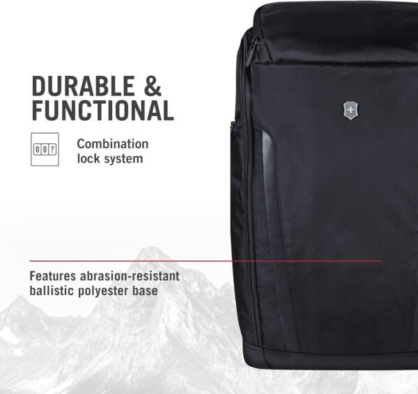 81uiiQKcn4L._AC_SL1500_.jpg Victorinox Altmont Professional Fliptop Laptop Backpack - Tablet & Laptop Bag for Travel Accessories - Computer Backpack Includes Sleek Organizer - 26 Liters, Black