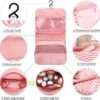 SELLYFELLY Hanging Toiletry Bag for Travel Cosmetic Makeup Organzier Waterproof Bathroom Shower Bag for Women and Men