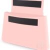 Silicone Makeup Bag, Magnetic Travel Large Toiletry Bag for Women Premium Travel Easy Carry Cosmetic Bags Soft for Makeup, Beauty Tools, Brushes Silicone Makeup Organizer Bag Holder Cute Set-Pink