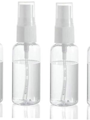 4 Pack Plastic Spray Bottles 30ML Travel Size Spray Bottles Refillable Fine Mist Sprayer Bottle for Essential Oil, Cosmetic, Perfume