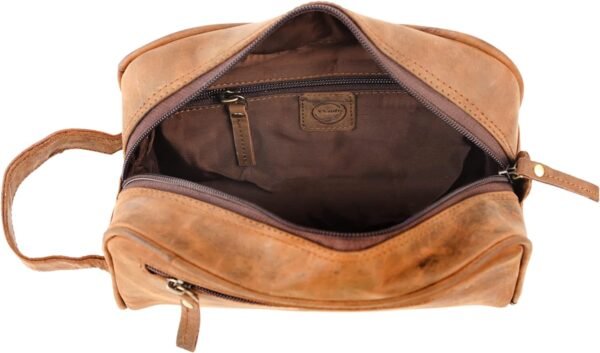 The Vintage Stuff men’s small toiletry bag Doop Kit for travel | shave kit hygiene dopp bag Bathroom Accessories | Perfect for man and women